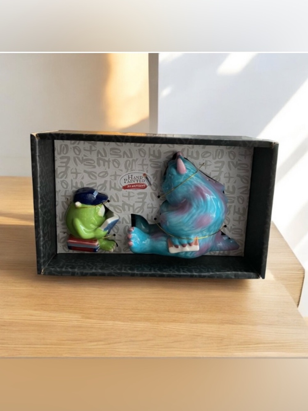 NEW Disney Pixar Salt & Pepper Shakers Mike & Sully Monsters Inc. University